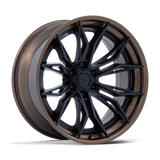 FUEL l MUTINY Model FC404 MATTE BLACK W GLOSS BRONZE LIP