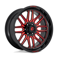 FUEL l IGNITE Model D663 GLOSS BLACK RED TINTED CLEAR