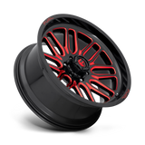 FUEL l IGNITE Model D663 GLOSS BLACK RED TINTED CLEAR