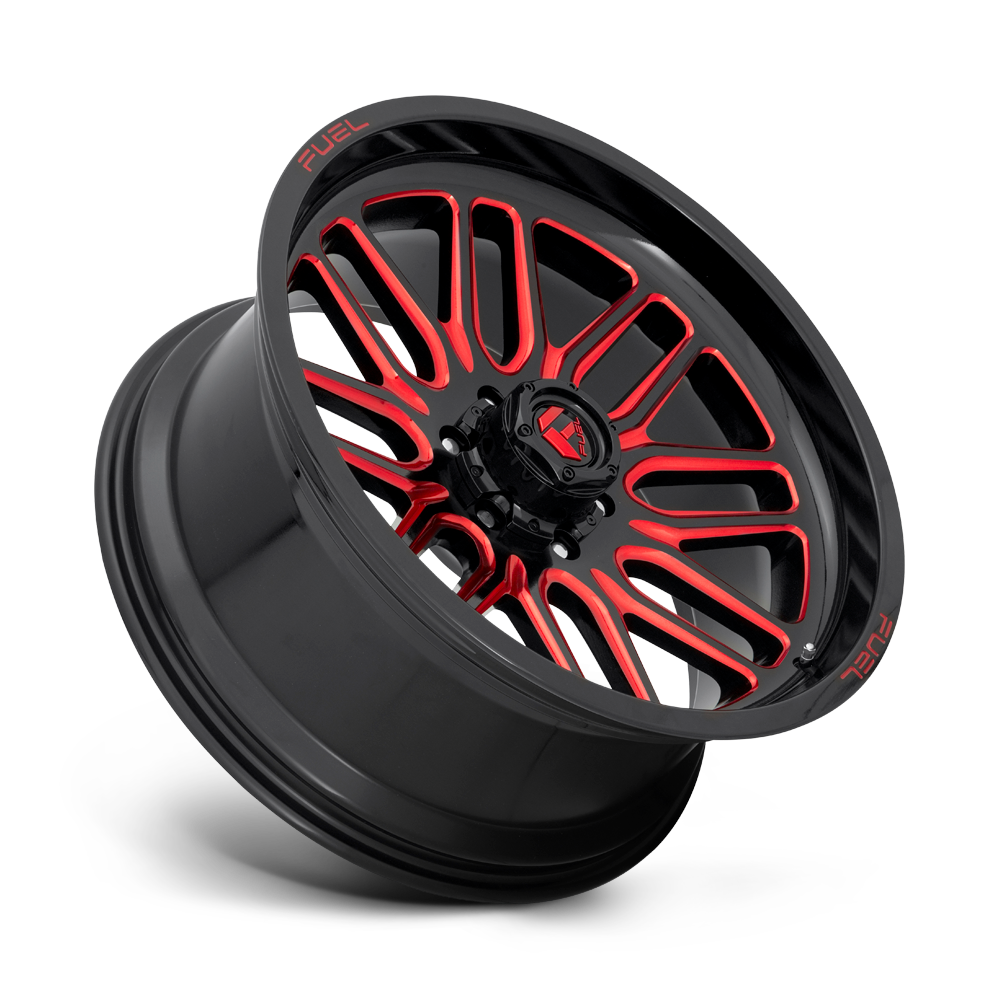 FUEL l IGNITE Model D663 GLOSS BLACK RED TINTED CLEAR