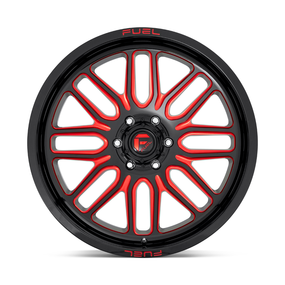 FUEL l IGNITE Model D663 GLOSS BLACK RED TINTED CLEAR