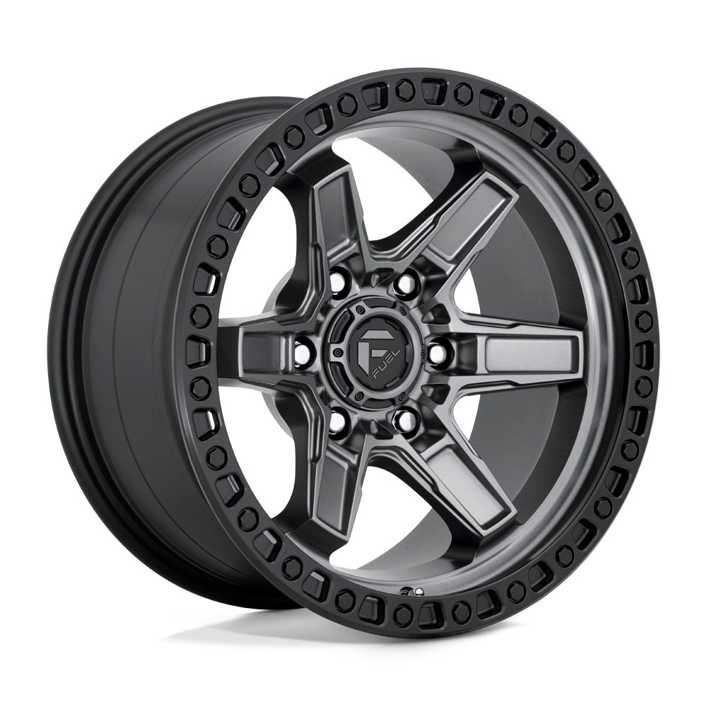 FUEL l KICKER Model D698 MATTE GUNMETAL BLACK BEAD RING