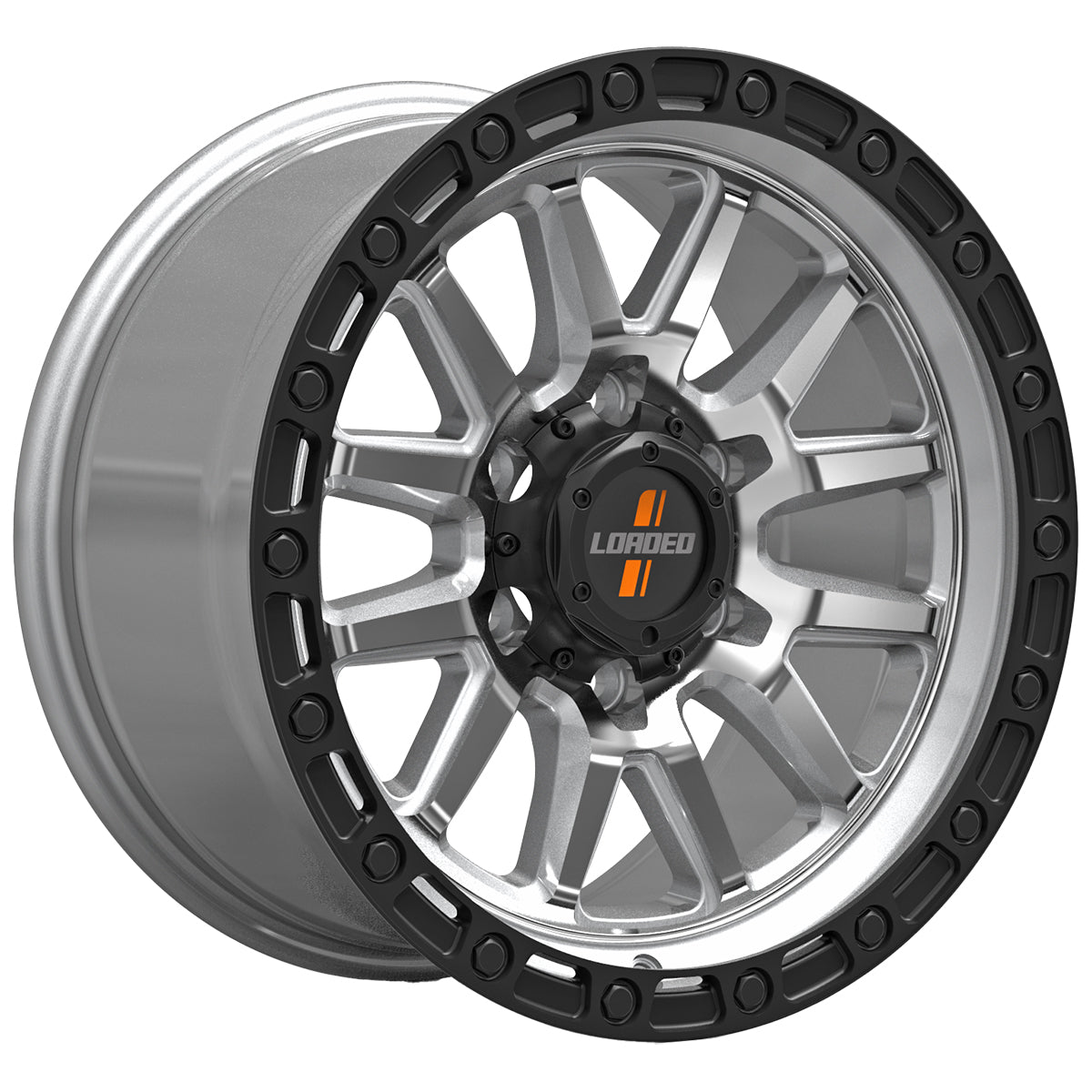 LOADED l Stockton 1675 STOCKTON | Silver Machined / Black Lip