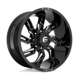 FUEL l LOCKDOWN Model D747 GLOSS BLACK MILLED