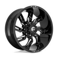 FUEL l LOCKDOWN Model D747 GLOSS BLACK MILLED