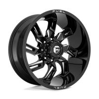 FUEL l LOCKDOWN Model D747 GLOSS BLACK MILLED