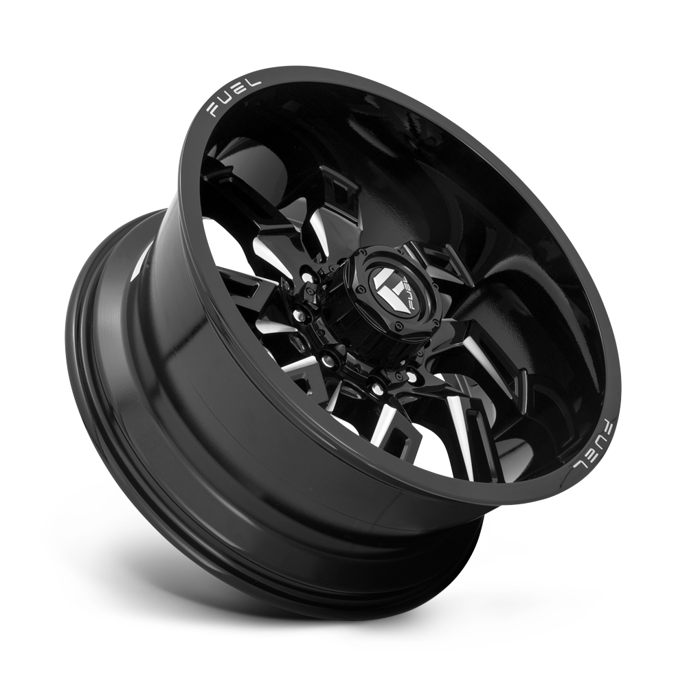 FUEL l LOCKDOWN Model D747 GLOSS BLACK MILLED