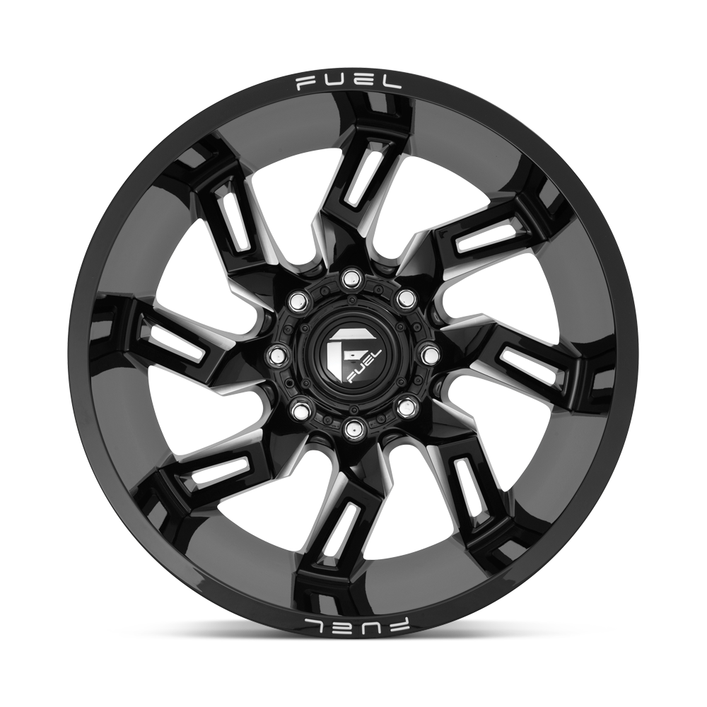 FUEL l LOCKDOWN Model D747 GLOSS BLACK MILLED