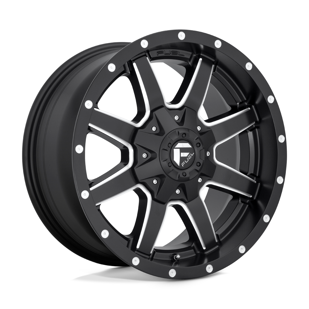 FUEL l MAVERICK DEEP LIP Model D538 MATTE BLACK MILLED