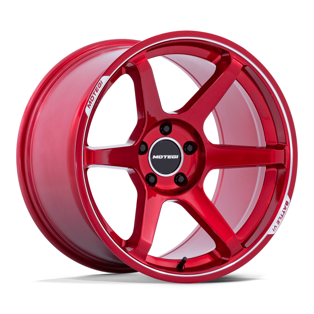 MOTEGI l MR160 BATTLE VI l CHERRY RED METALLIC W/ MCH LIP