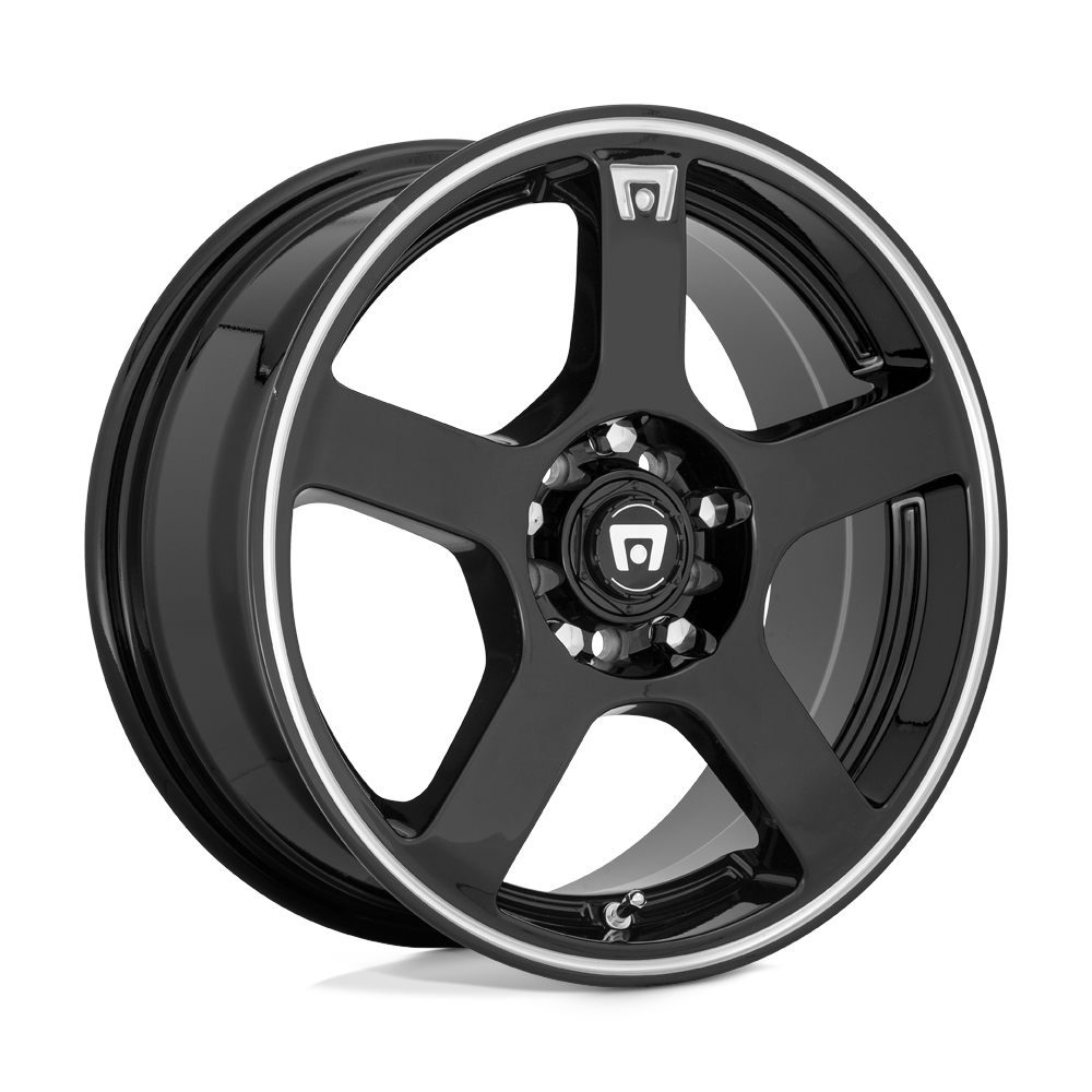 MOTEGI lMR116 FS5 l GLOSS BLACK W/ MACHINED FLANGE