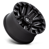 FUEL l QUAKE Model D828 GLOSS BLACK MILLED