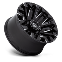 FUEL l QUAKE Model D828 GLOSS BLACK MILLED