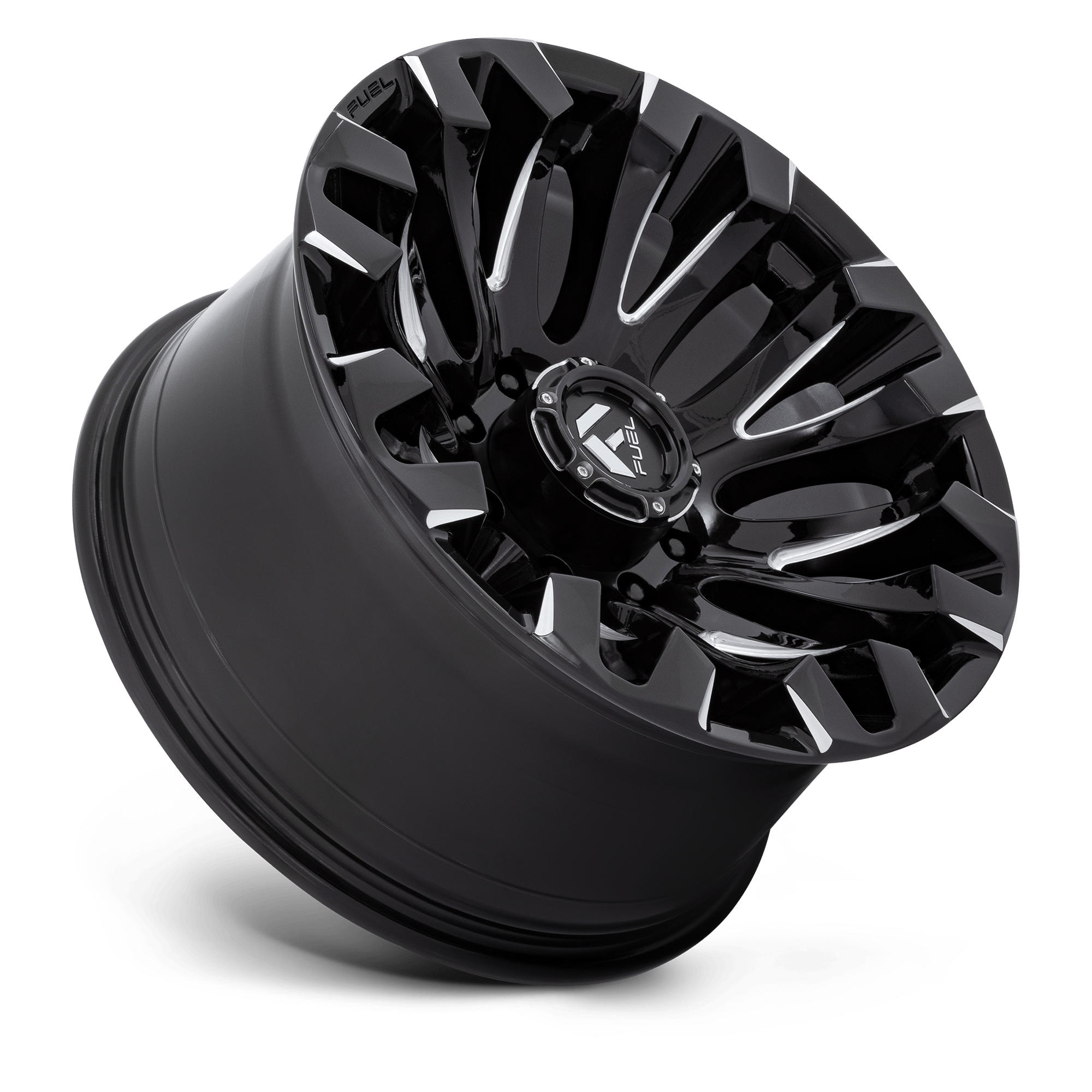 FUEL l QUAKE Model D828 GLOSS BLACK MILLED