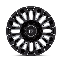 FUEL l QUAKE Model D828 GLOSS BLACK MILLED
