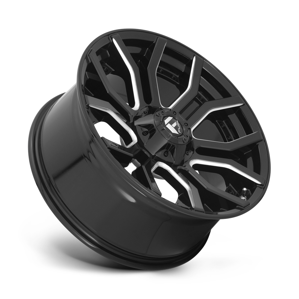 FUEL l RAGE Model D711 GLOSS BLACK MILLED