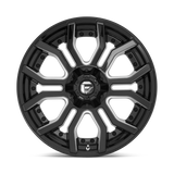 FUEL l RAGE Model D711 GLOSS BLACK MILLED