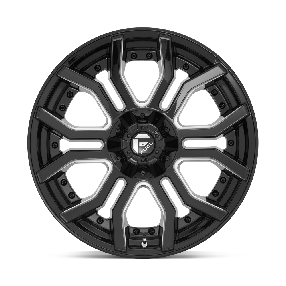 FUEL l RAGE Model D711 GLOSS BLACK MILLED