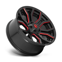 FUEL l RAGE Model D712 GLOSS BLACK RED TINTED CLEAR