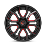FUEL l RAGE Model D712 GLOSS BLACK RED TINTED CLEAR