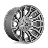 FUEL l RAGE PLATINUM Model D713 BRUSHED GUN METAL TINTED CLEAR