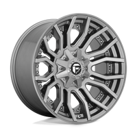 FUEL l RAGE PLATINUM Model D713 BRUSHED GUN METAL TINTED CLEAR