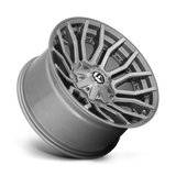 FUEL l RAGE Model D713 BRUSHED GUN METAL TINTED CLEAR