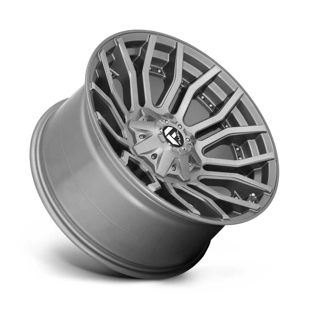 FUEL l RAGE PLATINUM Model D713 BRUSHED GUN METAL TINTED CLEAR