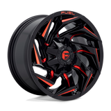 FUEL l REACTION Model D755 GLOSS BLACK MILLED W/ RED TINT