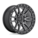 FUEL l REBEL Model D680 MATTE GUNMETAL BLACK BEAD RING