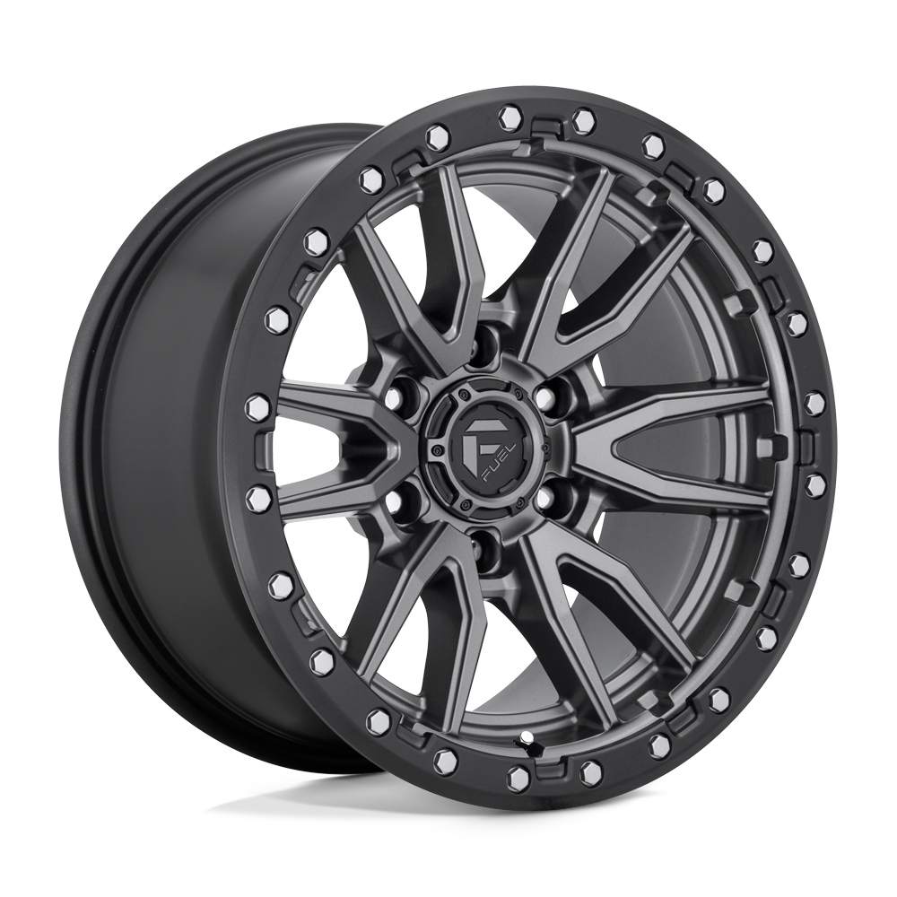 FUEL l REBEL Model D680 MATTE GUNMETAL BLACK BEAD RING