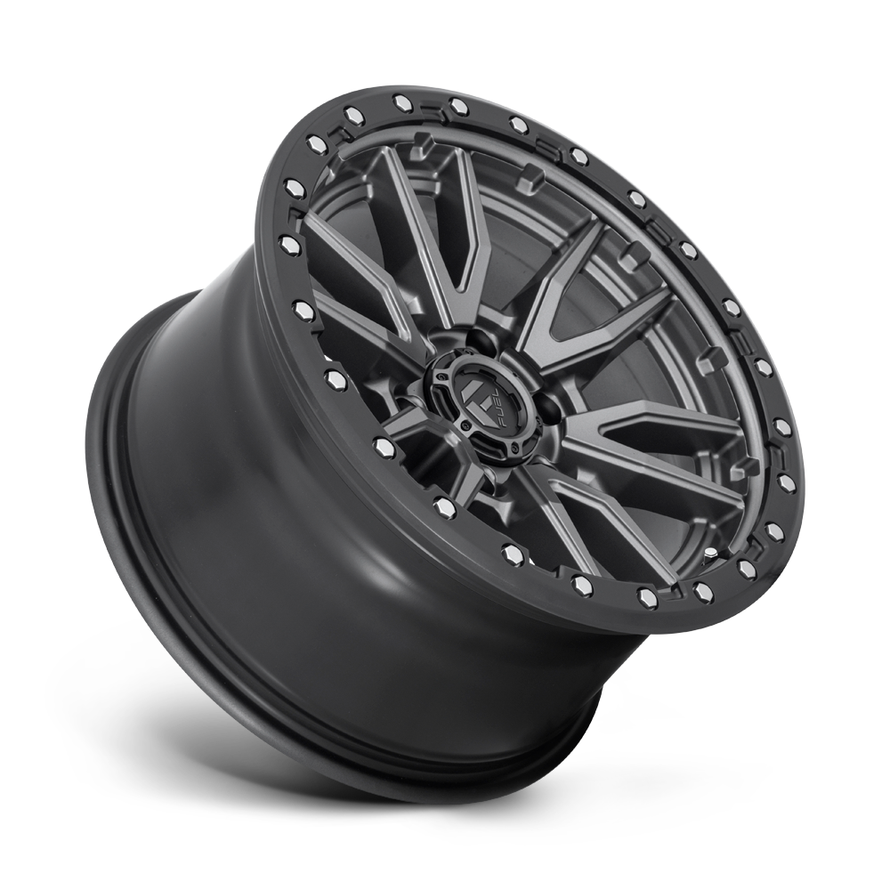 FUEL l REBEL Model D680 MATTE GUNMETAL BLACK BEAD RING