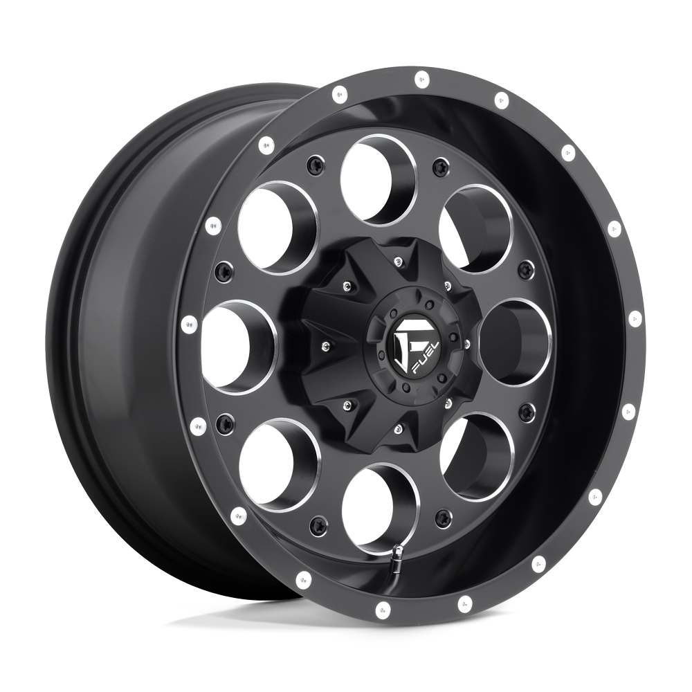 FUEL l REVOLVER Model D525 MATTE BLACK MILLED