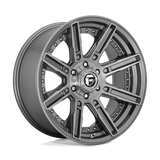 FUEL l ROGUE Model D710 PLATINUM BRUSHED GUN METAL TINTED CLEAR