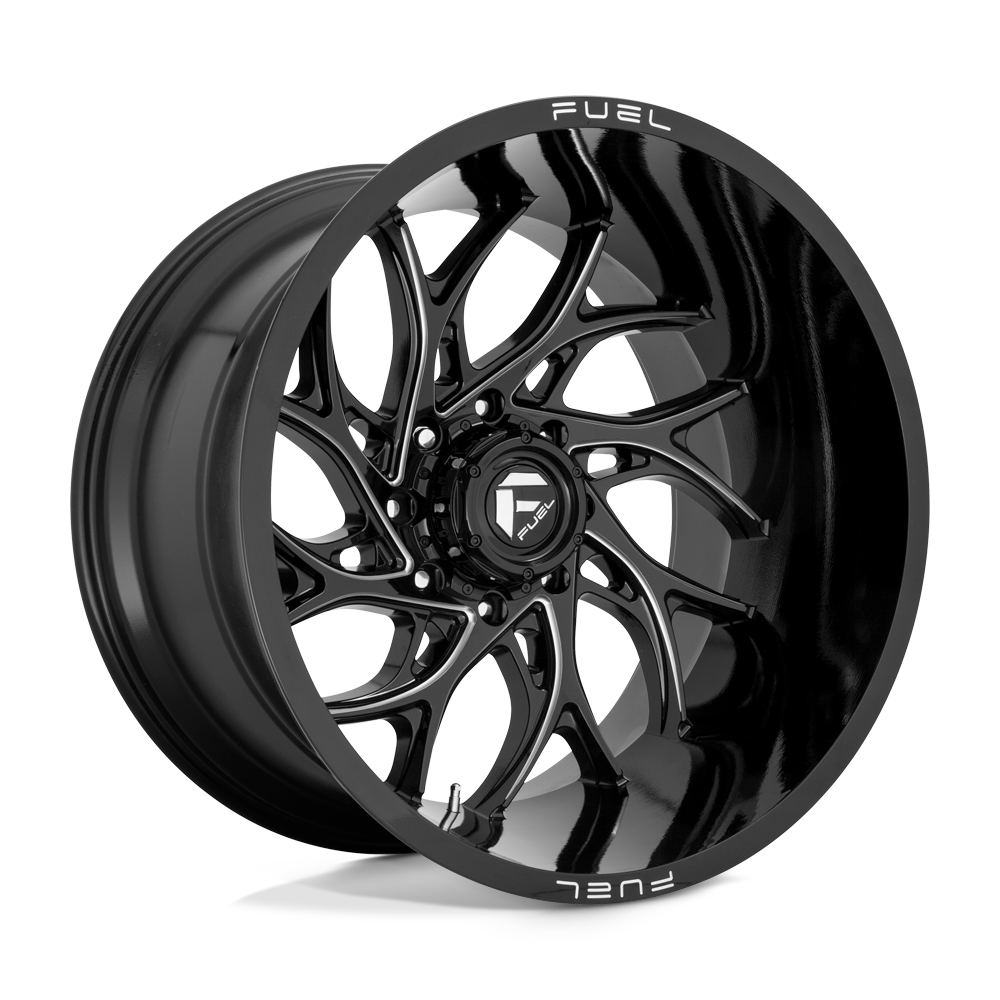 FUEL l RUNNER Model D741 GLOSS BLACK MILLED