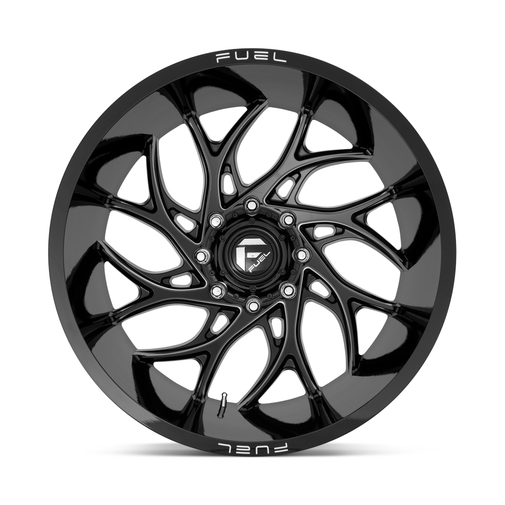 FUEL l RUNNER Model D741 GLOSS BLACK MILLED