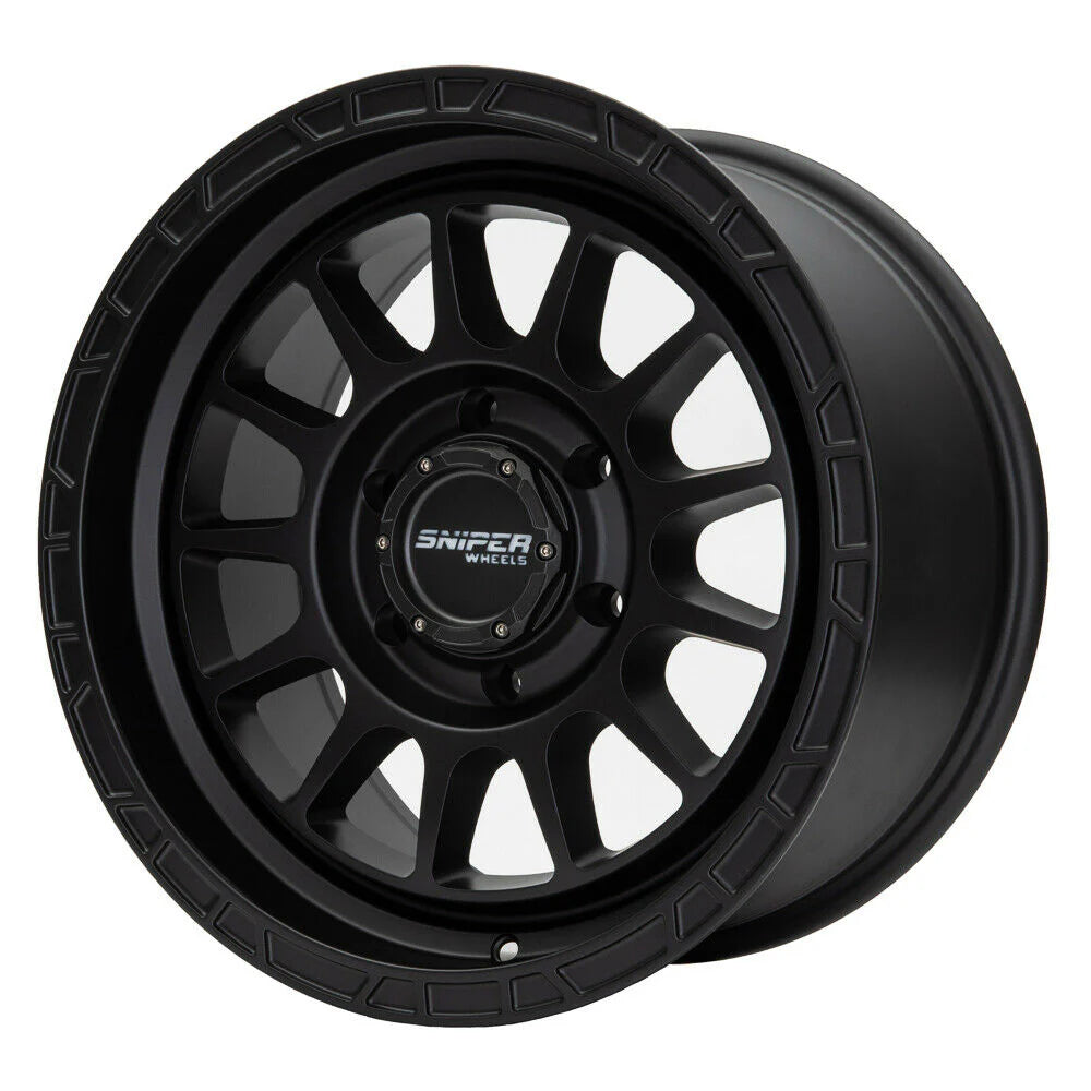 Sniper Wheels l BALLISTIC Matt Black
