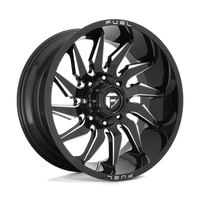 FUEL l SABER Model D744 GLOSS BLACK MILLED