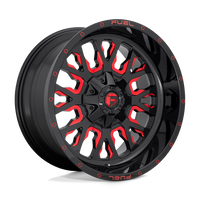 FUEL l STROKE Model D612 GLOSS BLACK RED TINTED CLEAR