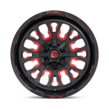 FUEL l STROKE Model D612 GLOSS BLACK RED TINTED CLEAR