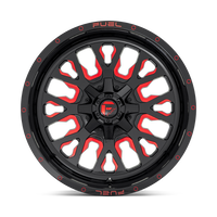 FUEL l STROKE Model D612 GLOSS BLACK RED TINTED CLEAR