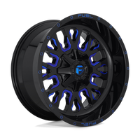 FUEL l STROKE Model D645 GLOSS BLACK BLUE TINTED CLEAR