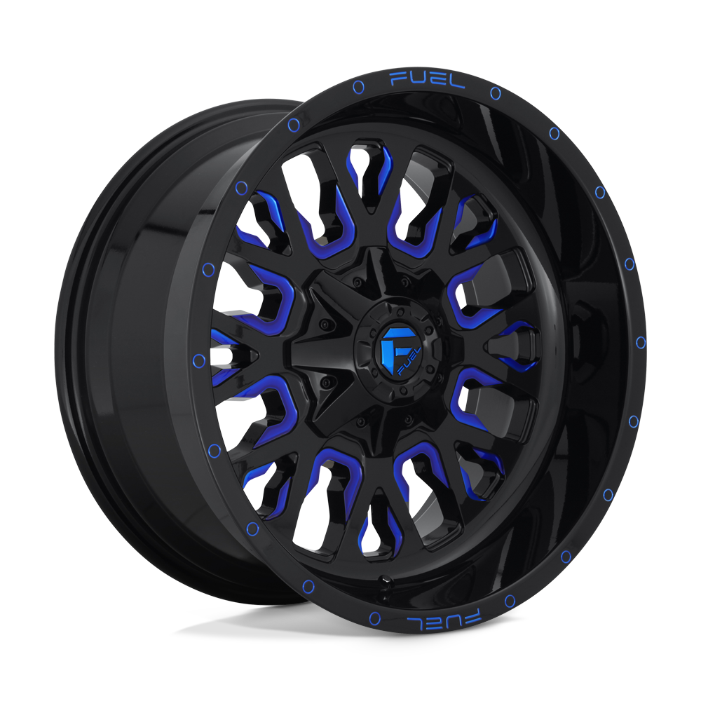 FUEL l STROKE Model D645 GLOSS BLACK BLUE TINTED CLEAR