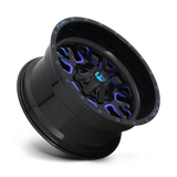 FUEL l STROKE Model D645 GLOSS BLACK BLUE TINTED CLEAR