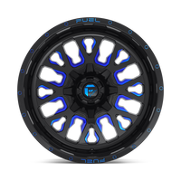 FUEL l STROKE Model D645 GLOSS BLACK BLUE TINTED CLEAR