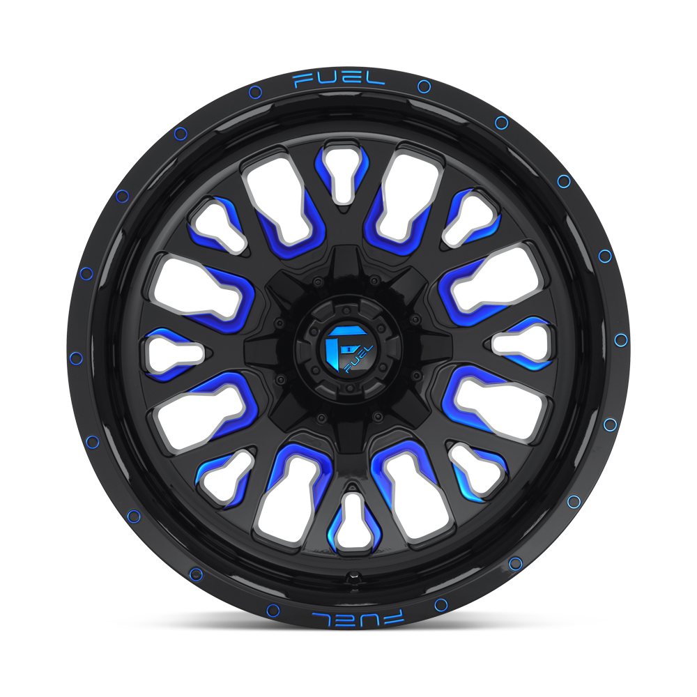 FUEL l STROKE Model D645 GLOSS BLACK BLUE TINTED CLEAR