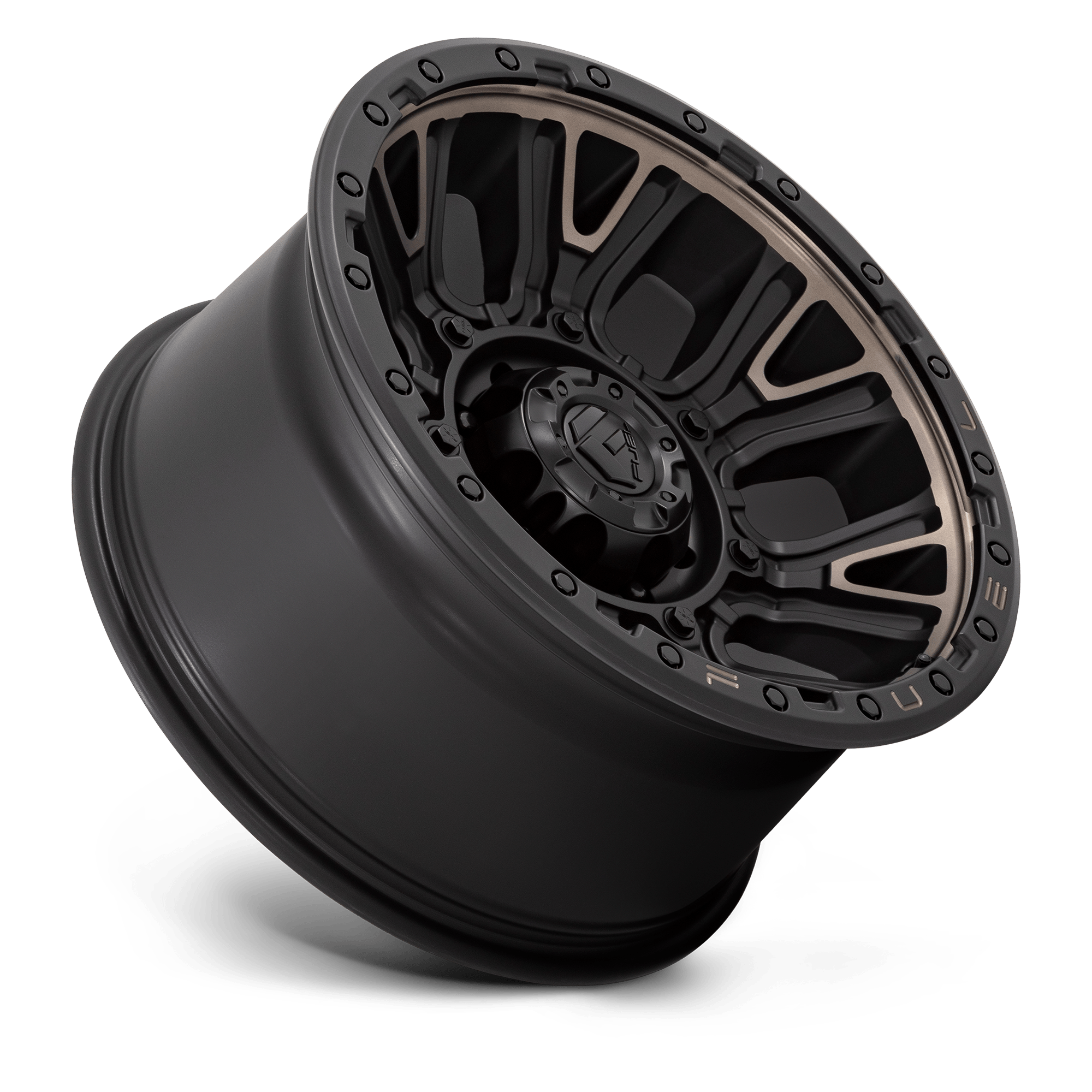 FUEL l TRACTION Model D824 MATTE BLACK W DOUBLE DARK TINT