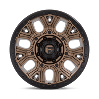 FUEL l TRACTION Model D826 MATTE BRONZE W/ BLACK RING