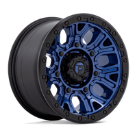 FUEL l TRACTION Model D827 DARK BLUE W/ BLACK RING