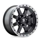 FUEL l TROPHY Model D551 MATTE BLACK GUN METAL RING